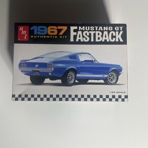 AMT 1967 Mustang GT Fastback Model Kit - Blue